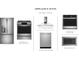 Appliance suite featuring a smart slide-in gas range, stainless steel hood, built-in oven, and microwave at 2038 Mcguire Ln # 010, Hollywood, SC 29449