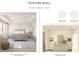 Bright primary bedroom featuring extra white trim and wainscoting detail at 2038 Mcguire Ln # 010, Hollywood, SC 29449