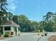 Gated entrance for Wyndham Ocean Ridge providing security and a warm welcome at 208 Sea Cloud Cir, Edisto Island, SC 29438