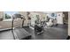 Community gym with modern treadmills, elliptical machines, and fitness equipment at 208 Sea Cloud Cir, Edisto Island, SC 29438