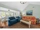Spacious living room with hardwood floors, and a view of the dining area at 208 Sea Cloud Cir, Edisto Island, SC 29438