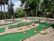 A well designed putt-putt course that winds through the wooded landscape at 208 Sea Cloud Cir, Edisto Island, SC 29438