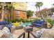 Inviting outdoor living space with comfortable seating and a private swimming pool at 220 E Arctic Ave, Folly Beach, SC 29439