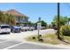 View of the community parking area adjacent to the beach walkover at 220 E Arctic Ave, Folly Beach, SC 29439