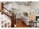 Beautiful living room featuring hardwood floors, high ceilings, and natural light at 2632 Planters Pointe Blvd, Mount Pleasant, SC 29466
