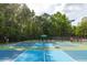 Enjoy a game of pickleball on the community's well-maintained court, surrounded by lush trees and greenery at 2632 Planters Pointe Blvd, Mount Pleasant, SC 29466