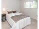 Bright bedroom features a large window providing natural light and a queen sized bed at 2901 Dove Haven Ct # C, Charleston, SC 29414