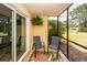 Relax on the screened in patio with room for multiple guests at 2901 Dove Haven Ct # C, Charleston, SC 29414