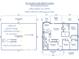 Layout of a three-bedroom home with two baths and a four-car garage at 3021 Rushland Mews, Johns Island, SC 29455