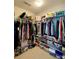 Walk in closet with shelving and rods providing ample space for storage of clothing and other items at 303 Seneca River Dr, Summerville, SC 29485