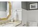 Elegant bathroom with granite countertop, vessel sink, and classic finishes at 314 Commonwealth Rd, Mount Pleasant, SC 29466