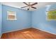 Neutral bedroom with wood floors and natural light at 323 Millcreek Dr, Charleston, SC 29407