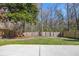 Large backyard space with wooden fence, offers ample space for outdoor activities at 350 Arlington Dr, Charleston, SC 29414