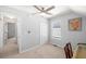 Nicely painted bedroom with two closets and a window with natural light at 350 Arlington Dr, Charleston, SC 29414