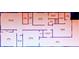 Second floor plan featuring Gathering room, bedrooms, balcony and laundry room at 397 Woodgate Way, Summerville, SC 29485