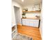 Kitchen counter with wooden countertops and white cabinets at 404 Rose Ln, Summerville, SC 29485
