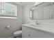 Bathroom features a large mirror and modern sink at 4301 Trevor St, North Charleston, SC 29420