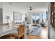 Bright and airy living room with comfortable seating and water views at 4319 Sea Forest Dr, Kiawah Island, SC 29455