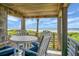 Enjoy ocean views from the porch of this beach home at 4319 Sea Forest Dr, Kiawah Island, SC 29455