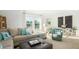 Bright bonus room with nautical decor, comfortable seating, and a tranquil view at 538 Richfield Way, Summerville, SC 29486