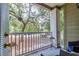 Cozy patio with seating, offering a view of the surrounding greenery at 700 Daniel Ellis Dr # 4107, Charleston, SC 29412
