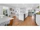 Lovely kitchen with stainless steel appliances, island seating, and open to dining area, great layout at 1001 Foxcroft Rd, James Island, SC 29412
