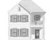Detailed architectural floor plan showcasing the layout of the two-story home at 109 Gray Pine Ln, Summerville, SC 29483