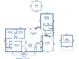 Detailed floor plan showcasing layout of bedrooms, kitchen, living area, and overall dimensions at 1199 Island View Dr, Mount Pleasant, SC 29464