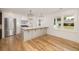 Bright, updated kitchen with a large island, stainless steel appliances, and modern lighting at 1199 Island View Dr, Mount Pleasant, SC 29464