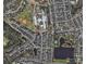 Community aerial view with nearby Smythe Park, Daniel Island School, and Freedom Park at 1225 Blakeway St # 703, Charleston, SC 29492