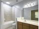 Clean bathroom with a tub and shower combination at 1225 Blakeway St # 703, Charleston, SC 29492