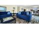 Inviting space with comfortable sofas and open floor plan at 128 Palmetto Blvd, Edisto Beach, SC 29438