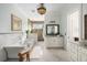 Stylish bathroom featuring a soaking tub, marble accents, and a separate shower at 1391 Royston Rd, Mount Pleasant, SC 29464