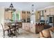 Gourmet kitchen with stainless steel appliances and a large center island at 1391 Royston Rd, Mount Pleasant, SC 29464