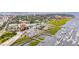 View of building, with marshy waterway, bridges, and cityscape at 14 Lockwood Dr # 6I, Charleston, SC 29401