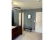 Bedroom with neutral carpet, gray walls, and a dark wood four-poster bed at 1418 Whispering Oak Trl, Mount Pleasant, SC 29466