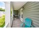 Relaxing covered porch featuring a comfortable hammock, perfect for enjoying the outdoors in style at 1418 Whispering Oak Trl, Mount Pleasant, SC 29466