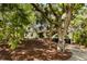 Charming home nestled among mature trees with a lush, landscaped yard, blending nature with architectural beauty at 15 Edgewater Aly, Isle of Palms, SC 29451