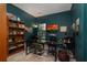 Office with desk, chair, shelving and decor at 1578 Harborsun Dr, Charleston, SC 29412
