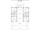 Detailed floor plan showcasing the layout of the home, including bedrooms, bathrooms, kitchen, and living spaces at 1701 A Palmetto Blvd, Edisto Island, SC 29438