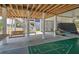 The home's ground level boasts a swing, game area, and storage under the elevated structure at 1701 A Palmetto Blvd, Edisto Island, SC 29438