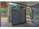 Convenient outdoor shower, perfect for rinsing off after a day at the beach at 1701 A Palmetto Blvd, Edisto Island, SC 29438