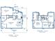 Detailed floor plan showcasing the layout of the first and second floors, highlighting room dimensions and features at 2 Piedmont Ave # A, Charleston, SC 29403