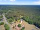 Wide aerial view of a home and surrounding landscape featuring a large forest and blue skies at 225 Ridge Rd, Ridgeville, SC 29472