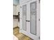 Pantry with decorative doors with frosted designs at 225 Ridge Rd, Ridgeville, SC 29472