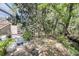 Backyard view with a creek, trees, and partial view of the house showcasing the natural beauty of the property at 2919 Zachary George Ln, Johns Island, SC 29455