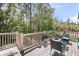 Inviting outdoor deck featuring comfortable seating and scenic views of lush greenery at 2919 Zachary George Ln, Johns Island, SC 29455