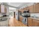 Bright kitchen boasts stainless steel appliances, ample cabinet space, and an eat-in area at 2919 Zachary George Ln, Johns Island, SC 29455