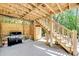Covered outdoor area with stairs, providing a functional space perfect for grilling and relaxation at 2919 Zachary George Ln, Johns Island, SC 29455