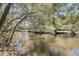 Scenic waterfront view featuring lush trees overlooking a calm body of water, next to neighborhood homes at 2919 Zachary George Ln, Johns Island, SC 29455